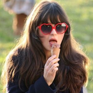 Heart shaped sunglasses